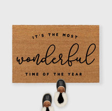 Load image into Gallery viewer, Most Wonderful Time Of The Year Doormat