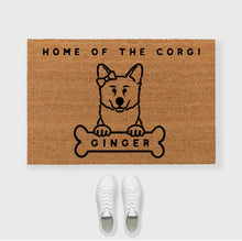 Load image into Gallery viewer, Custom Corgi Doormat