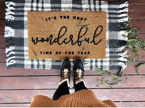 Most Wonderful Time Of The Year Doormat