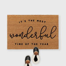 Load image into Gallery viewer, Most Wonderful Time Of The Year Doormat
