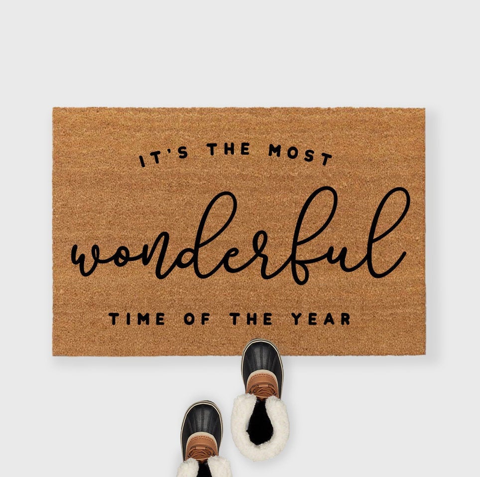 Most Wonderful Time Of The Year Doormat