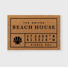 Load image into Gallery viewer, Custom Beach House doormat
