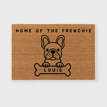 Load image into Gallery viewer, French Bulldog Doormat
