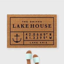 Load image into Gallery viewer, Custom Lake House Doormat
