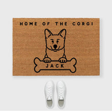Load image into Gallery viewer, Custom Corgi Doormat

